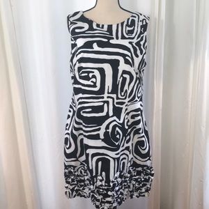 Zebra print dress